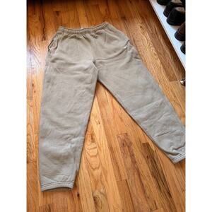 Nike Lab Solo Swoosh Tan sweatpants jogger, heavy size medium